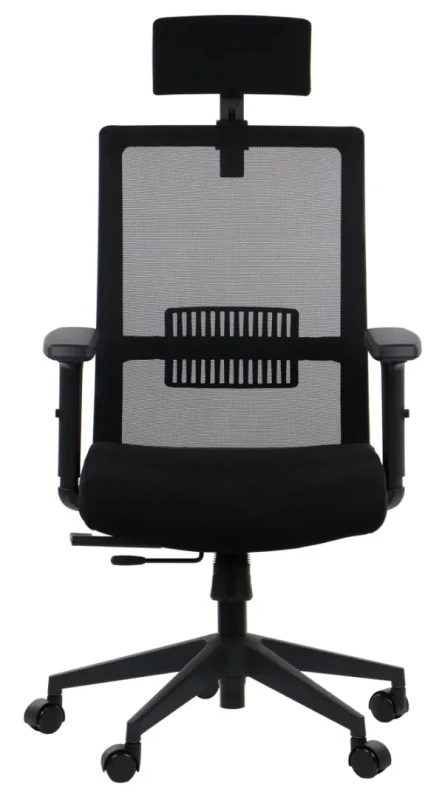 Fotel biurowy z wysuwem siedziska RIVERTON M/H Czarny