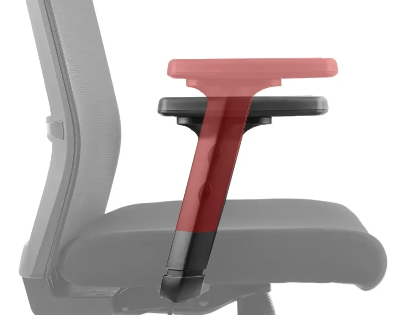 Fotel biurowy z wysuwem siedziska RIVERTON M/H Czarny