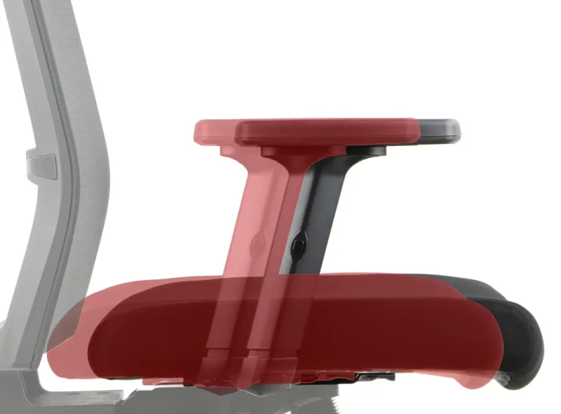 Fotel biurowy z wysuwem siedziska RIVERTON M/H Czarny