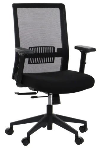 Fotel biurowy z wysuwem siedziska RIVERTON M/L Czarny