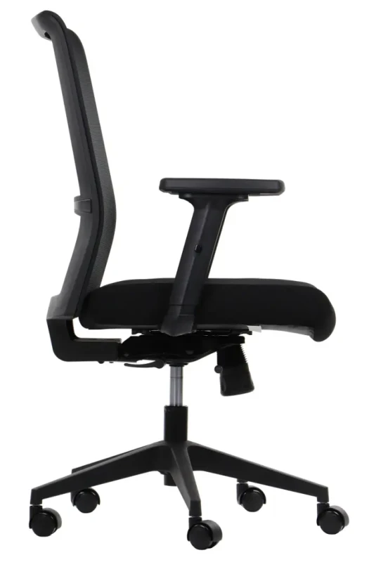 Fotel biurowy z wysuwem siedziska RIVERTON M/L Czarny
