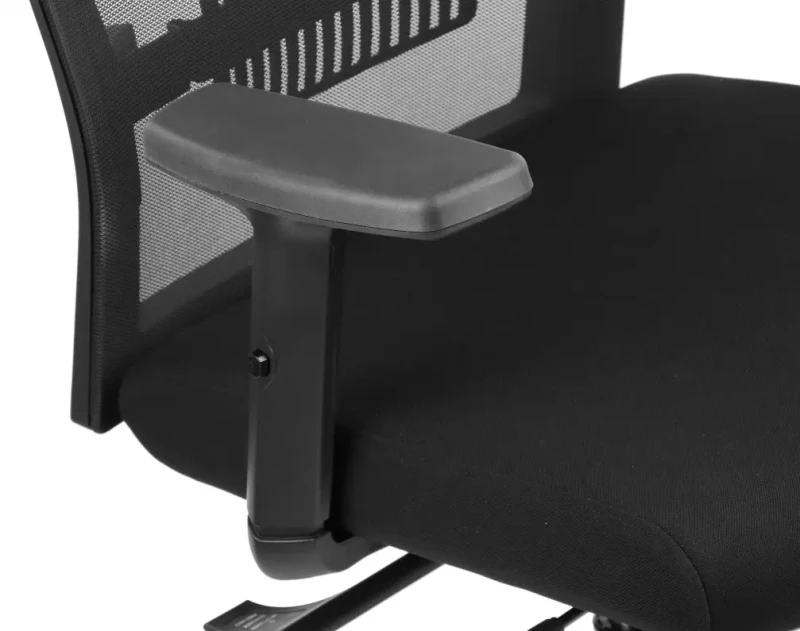 Fotel biurowy z wysuwem siedziska RIVERTON M/L Czarny