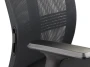 Fotel biurowy RYDER z mechanizmem samoważącym Czarny