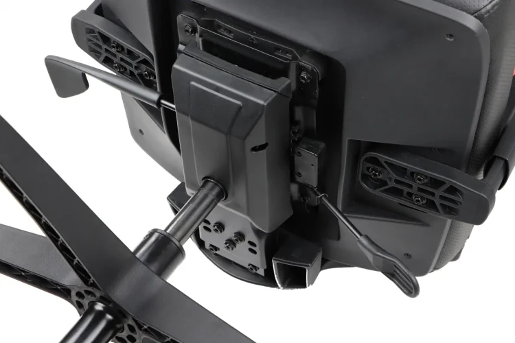 Fotel biurowy RYDER z mechanizmem samoważącym Szary