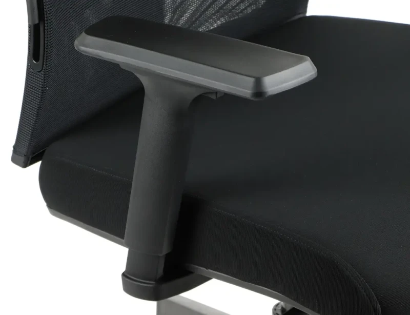 Fotel biurowy RYDER z mechanizmem samoważącym Szary