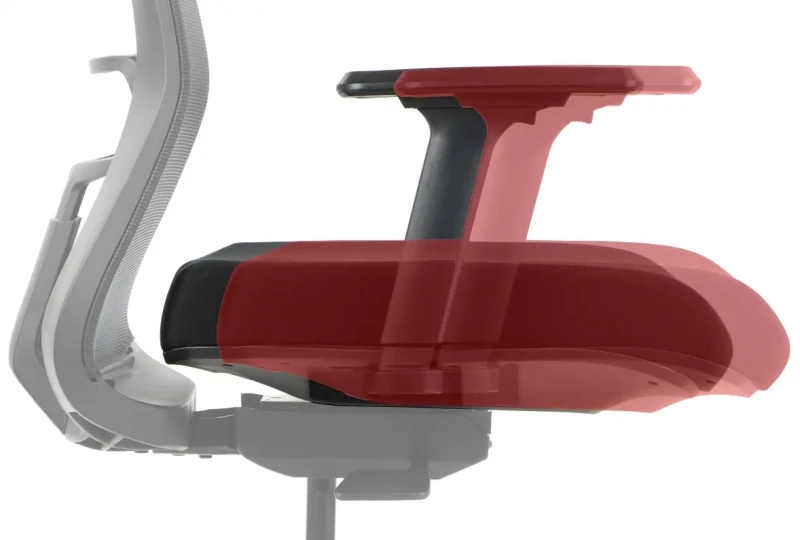 Fotel biurowy HOPE z mechanizmem samoważącym Szary