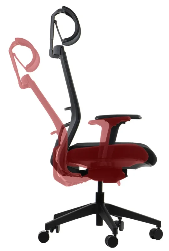 Fotel biurowy HOPE z mechanizmem samoważącym Szary