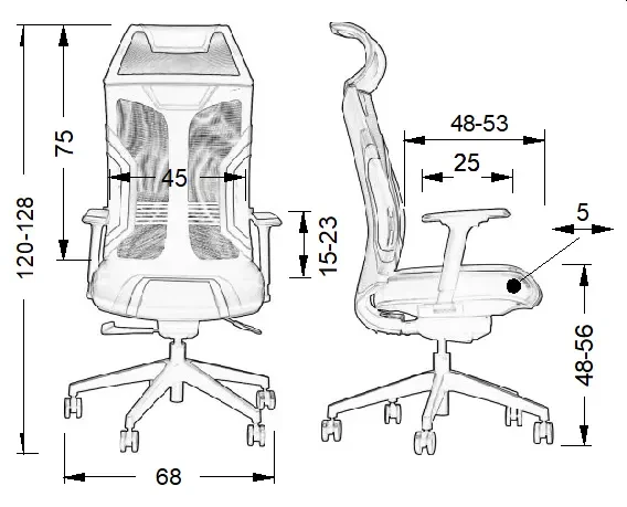 Fotel gamingowy RYDER EXTREME Czarno-czerwony