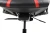 Fotel gamingowy RYDER EXTREME Czarno-czerwony