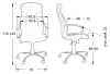 Fotel biurowy ZN-9152 Czarny