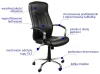 Fotel biurowy ZN-9152 Czarny