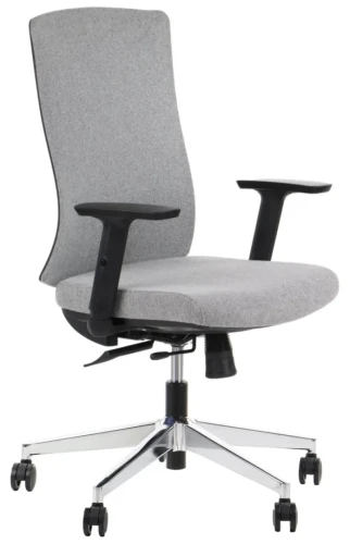 Fotel biurowy TONO Szary/chrom