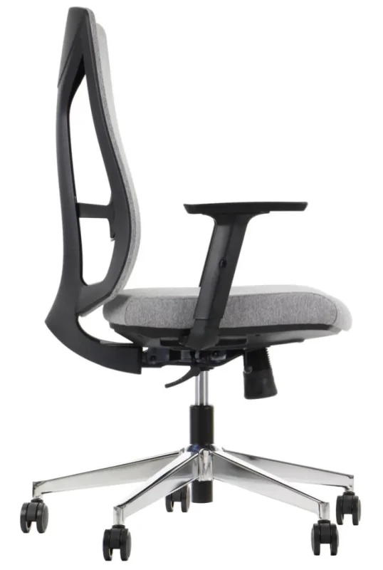 Fotel biurowy TONO Szary/chrom