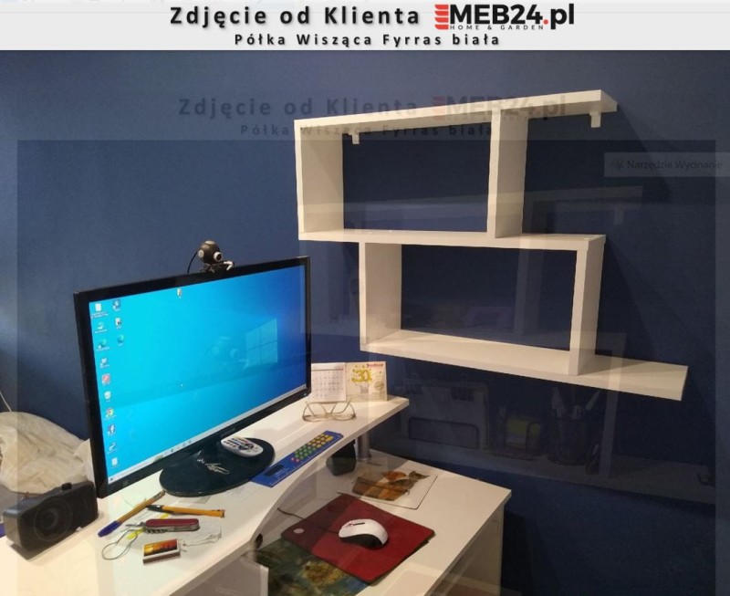 Półka Wisząca Fyrras biała - zdjęcie od klienta