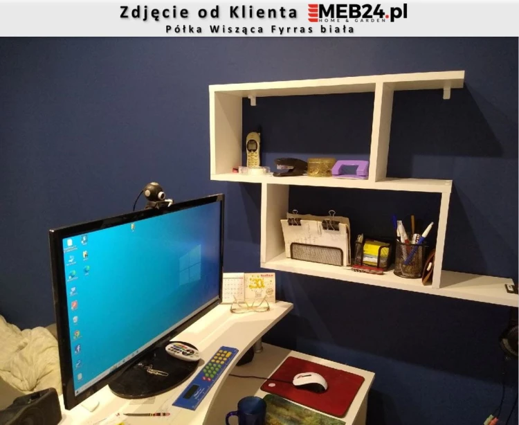 Półka Wisząca Fyrras biała - zdjęcie od klienta