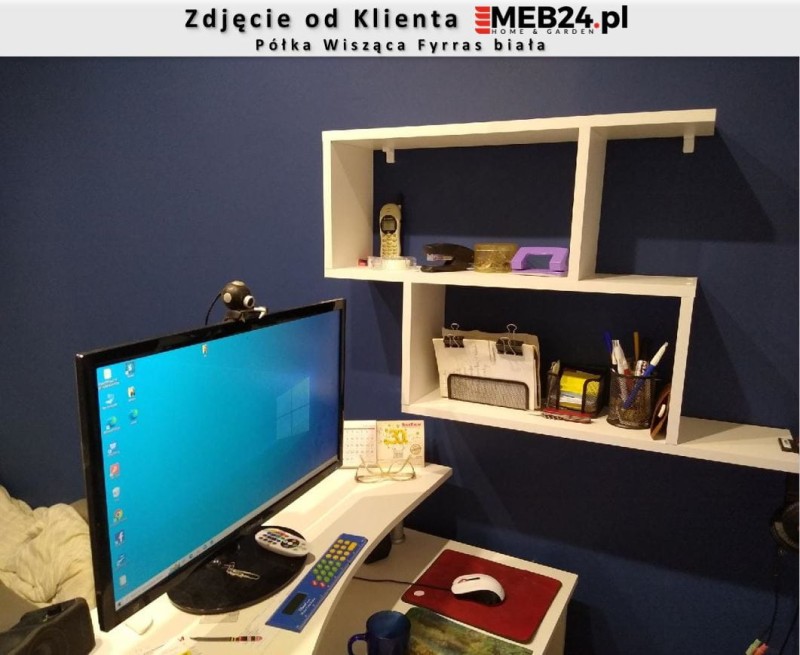 Półka Wisząca Fyrras biała - zdjęcie od klienta