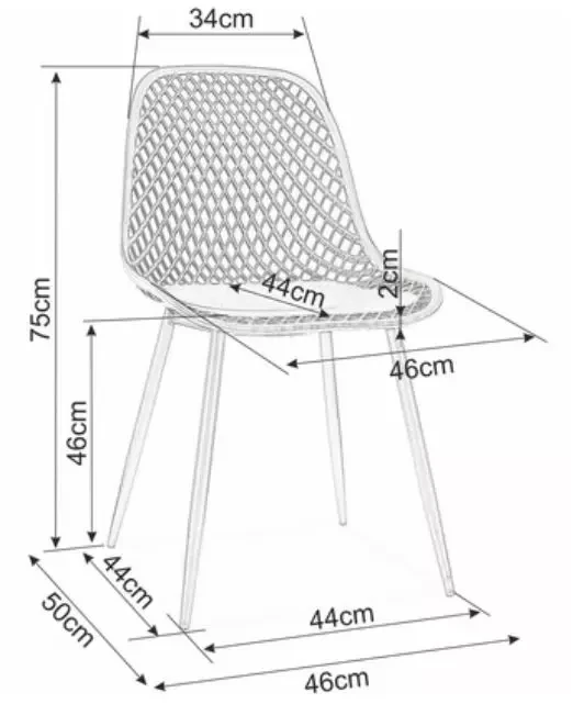 Krzesło Corral A czarny