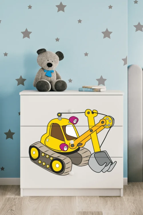 Komoda dla chłopca BABYDREAMS 3 szuflady