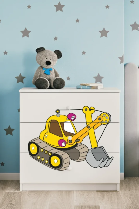 Komoda dla chłopca BABYDREAMS 3 szuflady