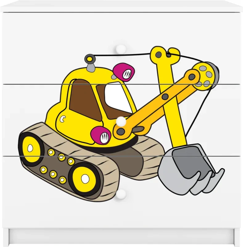 Komoda dla chłopca BABYDREAMS 3 szuflady