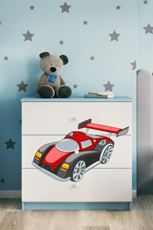 Komoda dla chłopca BABYDREAMS 3 szuflady