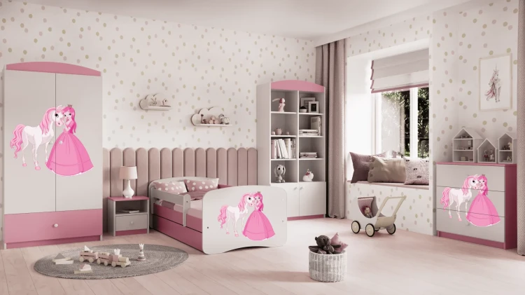 Komoda dla dziewczynki BABYDREAMS 3 szuflady