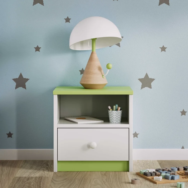 Szafka nocna BABYDREAMS zielona