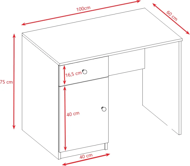 Biurko BABYDREAMS białe