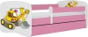 Łóżeczko dla chłopca 140x70 BABYDREAMS różowe