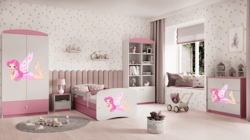 Łóżeczko dla dziewczynki 160x80 BABYDREAMS