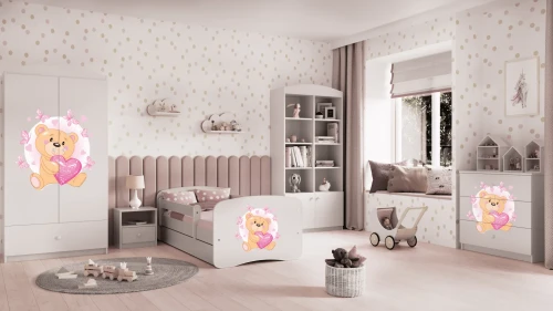 Łóżeczko dla dziewczynki 180x80 BABYDREAMS