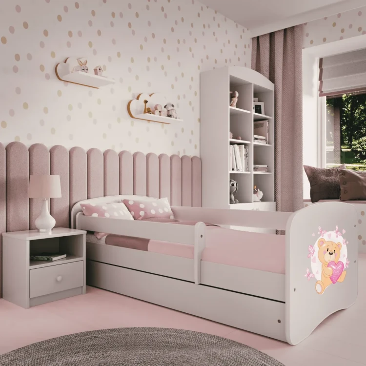 Łóżeczko dla dziewczynki 180x80 BABYDREAMS