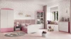 Zestaw mebli dziecięcych z szafką nocną i łóżkiem 140x70 BABYDREAMS