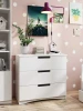 Komoda biała CLASSIC 3 szuflady