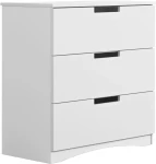 Komoda biała CLASSIC 3 szuflady