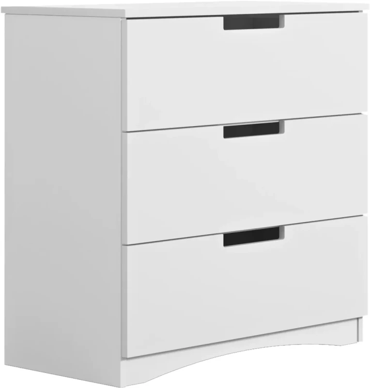 Komoda biała CLASSIC 3 szuflady