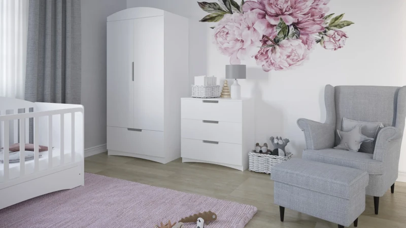 Zestaw mebli dziecięcych z łóżkiem 180x80 CLASSIC