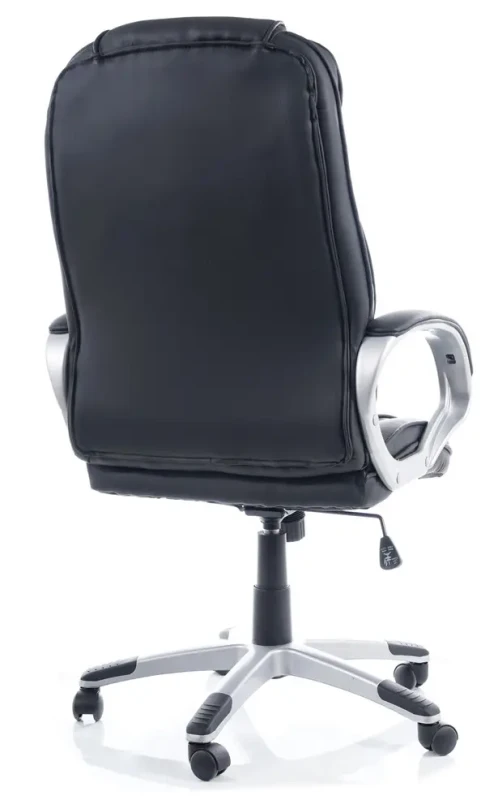 Fotel obrotowy Q-031 ekoskóra czarny