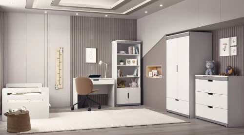 Zestaw mebli dziecięcych z łóżkiem 140x80 TOMI