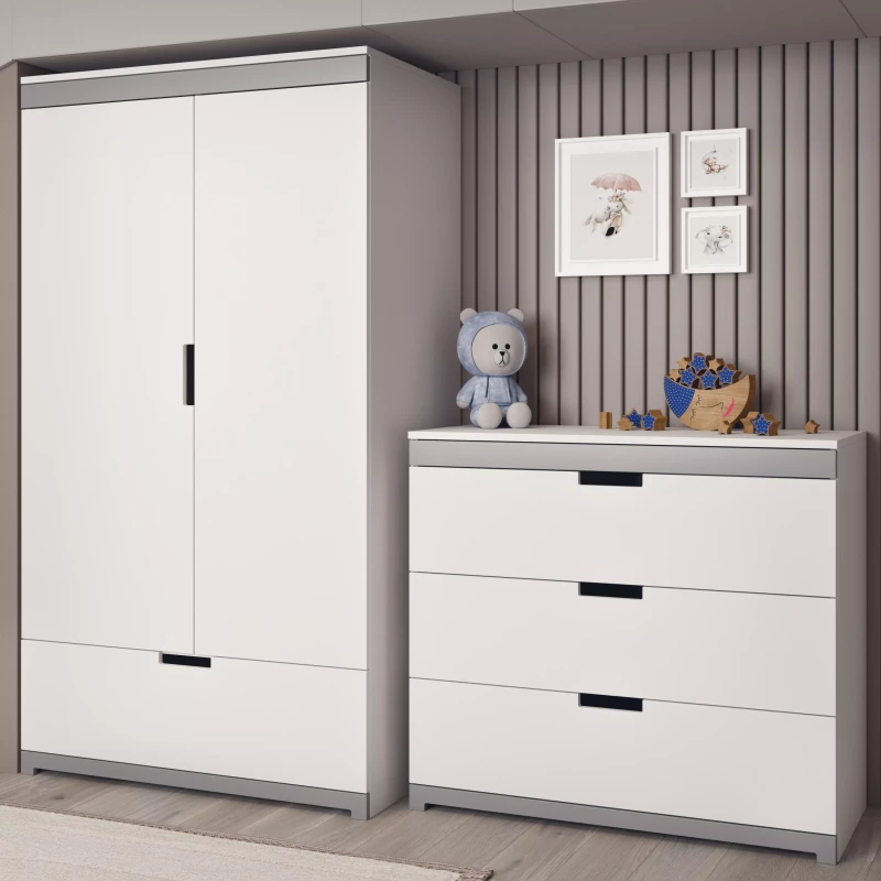 Zestaw mebli dziecięcych z łóżkiem 140x80 TOMI