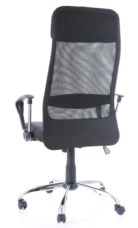 Fotel obrotowy Q-345 czarny