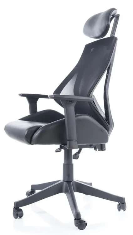 Fotel obrotowy Q-406 ergonomiczny czarny