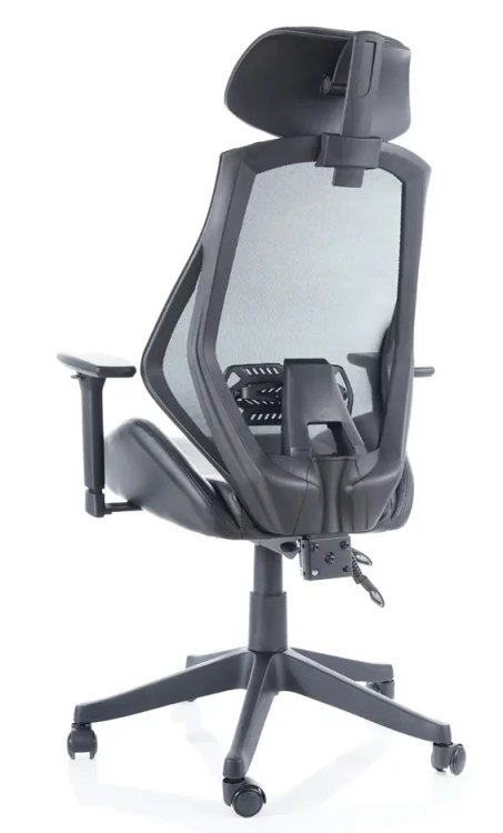 Fotel obrotowy Q-406 ergonomiczny czarny