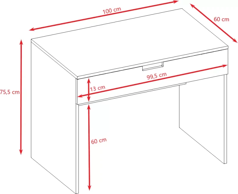 Zestaw mebli dziecięcych z łóżkiem 160x80 TOMI