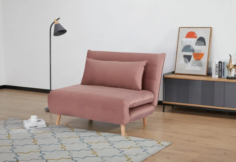 Fotel rozkładany Spike Velvet