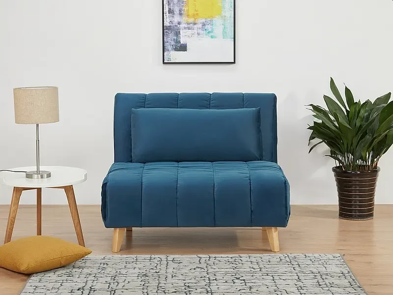 Fotel rozkładany tapicerowany Billy