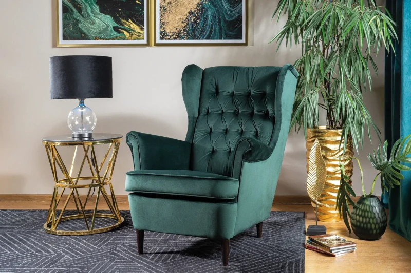 Fotel tapicerowany Harry