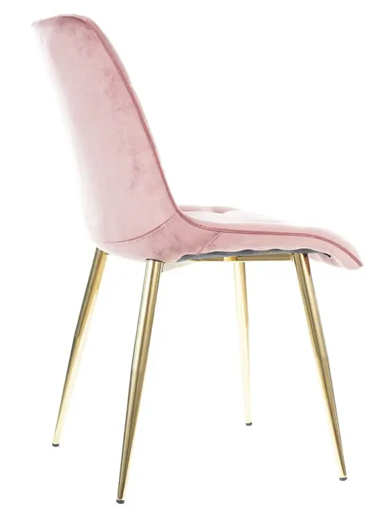 Krzesło tapicerowane Chic Złoty Velvet