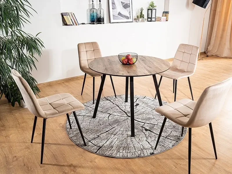 Krzesło tapicerowane Mila Velvet