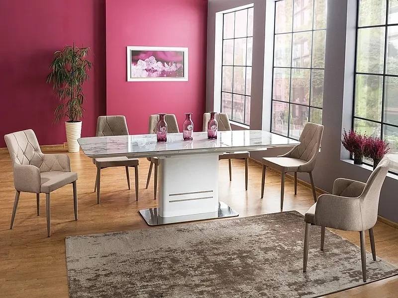 Krzesło tapicerowane Ricardo szary .06